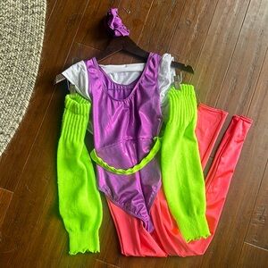 Wiessman Medium Child 80’s Workout Dance Costume